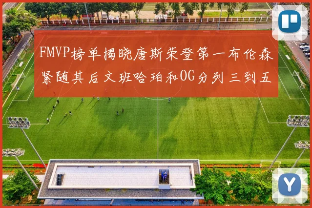 FMVP榜单揭晓唐斯荣登第一布伦森紧随其后文班哈珀和OG分列三到五位